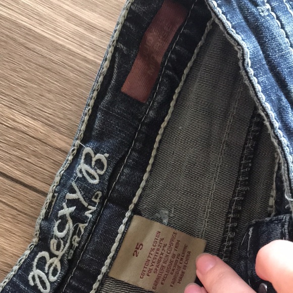 Becky B denim jeans. Fit: Judy: boot cut, mid-rise. New with tags. - Picture 3 of 4